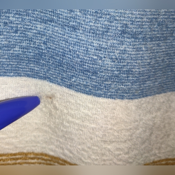 NWT 3XL LuLaRoe Rachael Sleeveless Top ZIPPER Beachy Colors Blue/Sand/White NEW - Picture 6 of 9